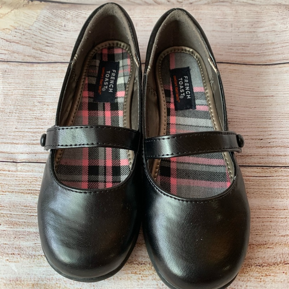 Girls Black Dress Shoes Size 1
